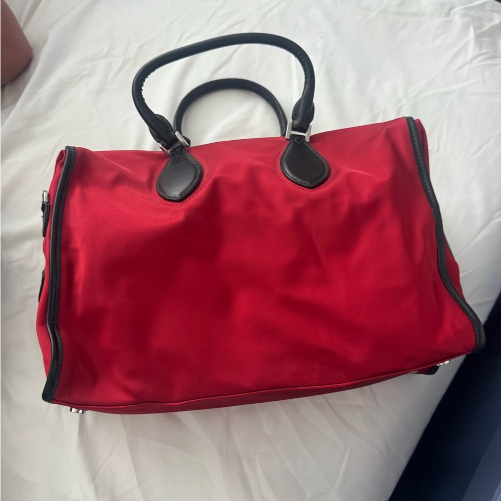 Michael Kors Red and Black Tote Bag